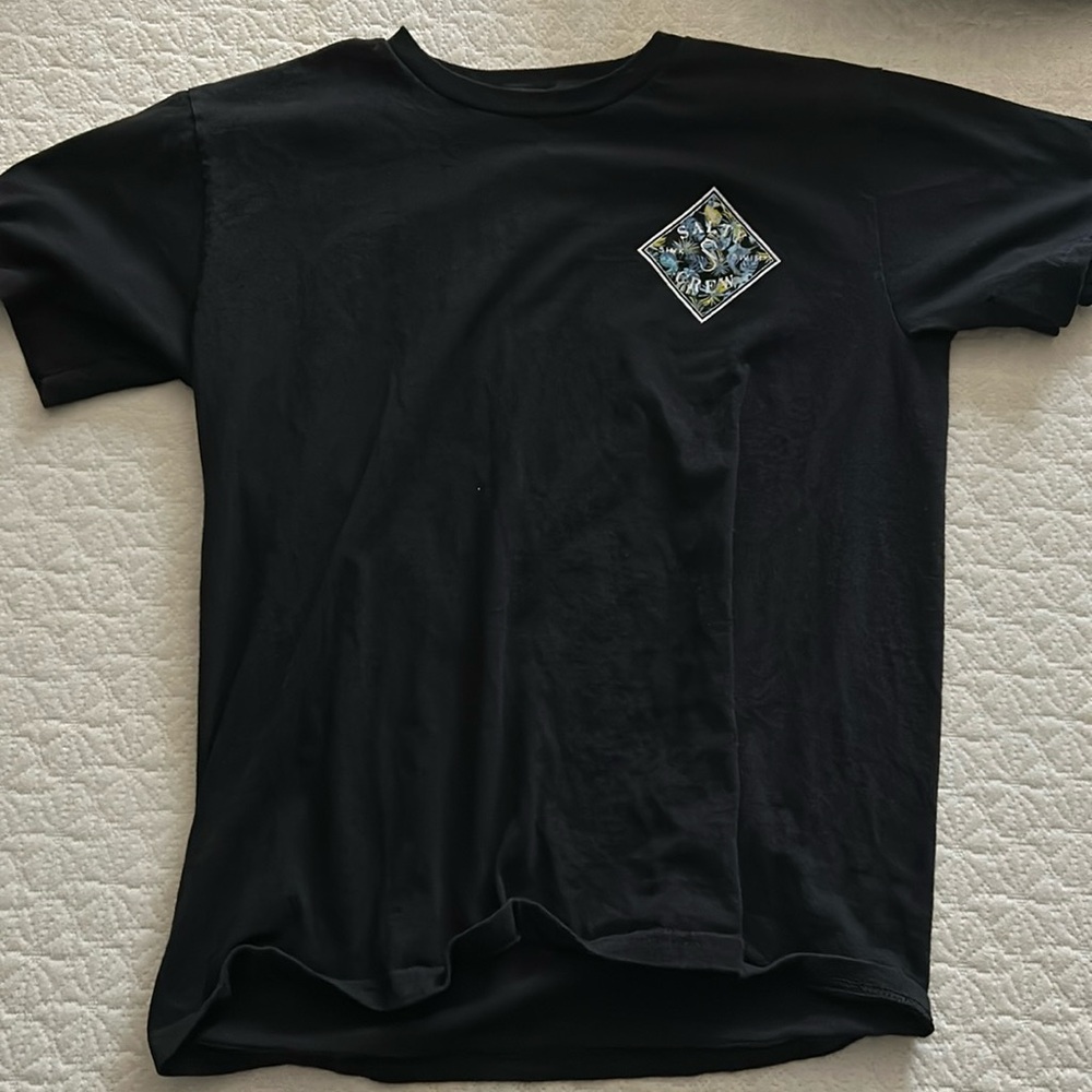 black salty crew shirt boys x-large fits like adult small thick cotton material